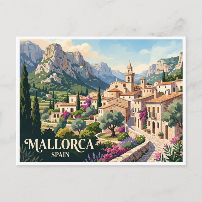 Mallorca Valldemossa Spain Postcard (Front)