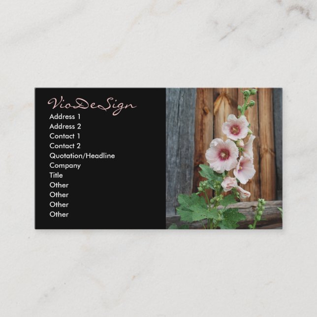 mallow business card (Front)