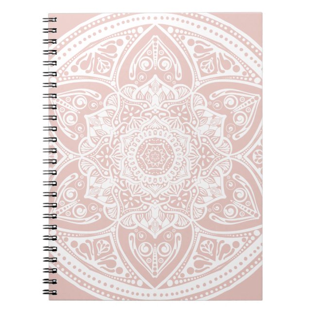 Mallow Mandala Notebook (Front)