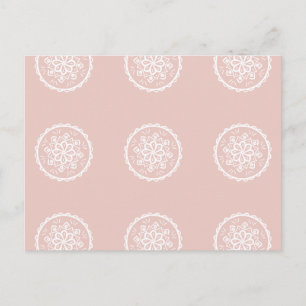Mallow Mandala Postcard