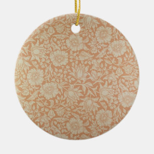 'Mallow' wallpaper design Ceramic Ornament