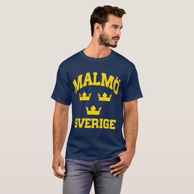 Malmö Sverige Hockey T-Shirt (Front Full)