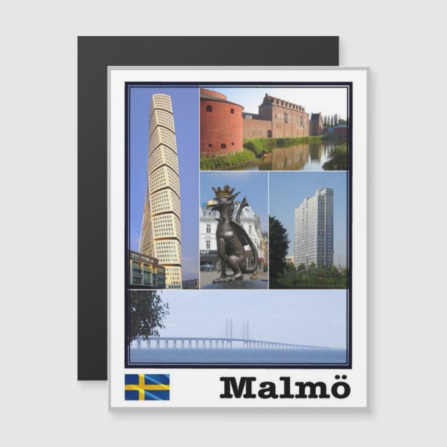 Malmö - Sweden - Mosaic - (Front/Back)