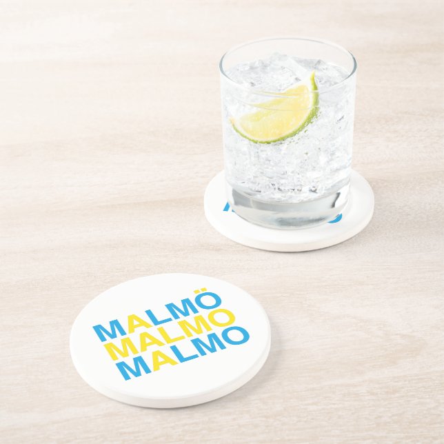 MALMO Swedish Flag Coaster (Side)