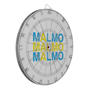 MALMO Swedish Flag Dartboard