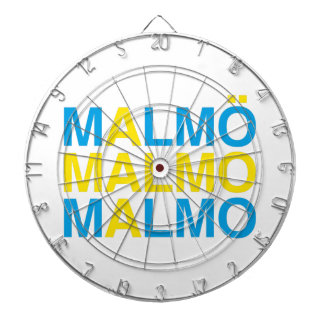 MALMO Swedish Flag Dartboard