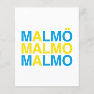 Malmo Swedish Flag Flyer