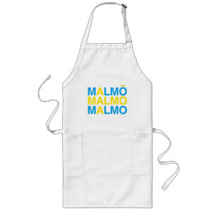 MALMO Swedish Flag Long Apron
