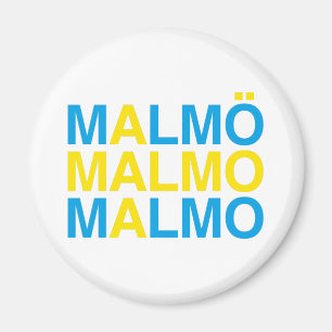 MALMO Swedish Flag Magnet