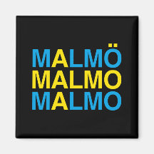MALMO Swedish Flag Magnet
