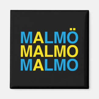 MALMO Swedish Flag Magnet