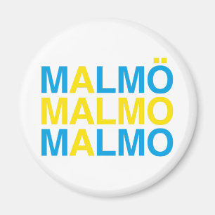 MALMO Swedish Flag Magnet