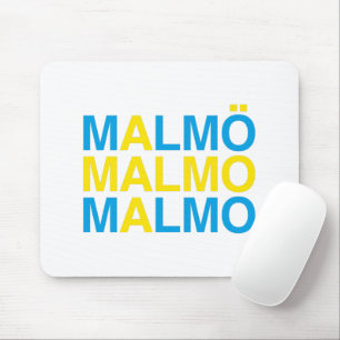 MALMO Swedish Flag Mouse Pad