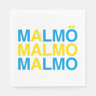 MALMO Swedish Flag Napkin