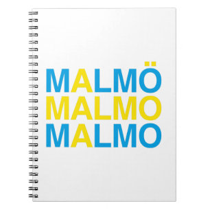 MALMO Swedish Flag Notebook