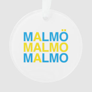 MALMO Swedish Flag Ornament