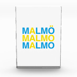 MALMO Swedish Flag Photo Block
