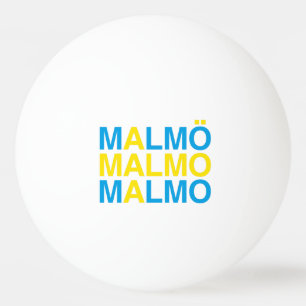 MALMO Swedish Flag Ping Pong Ball