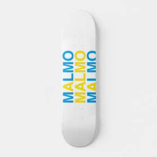 MALMO Swedish Flag Skateboard
