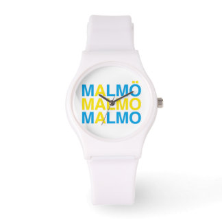 MALMO Swedish Flag Watch