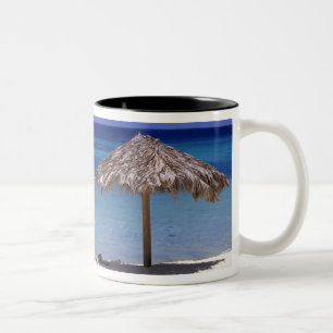 Malmok Beach, Aruba, Netherlands Antilles Two-Tone Coffee Mug