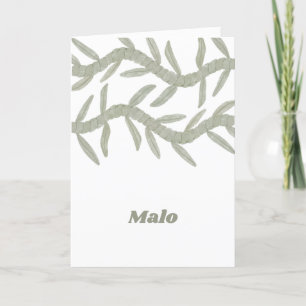 Malo Thank You Card