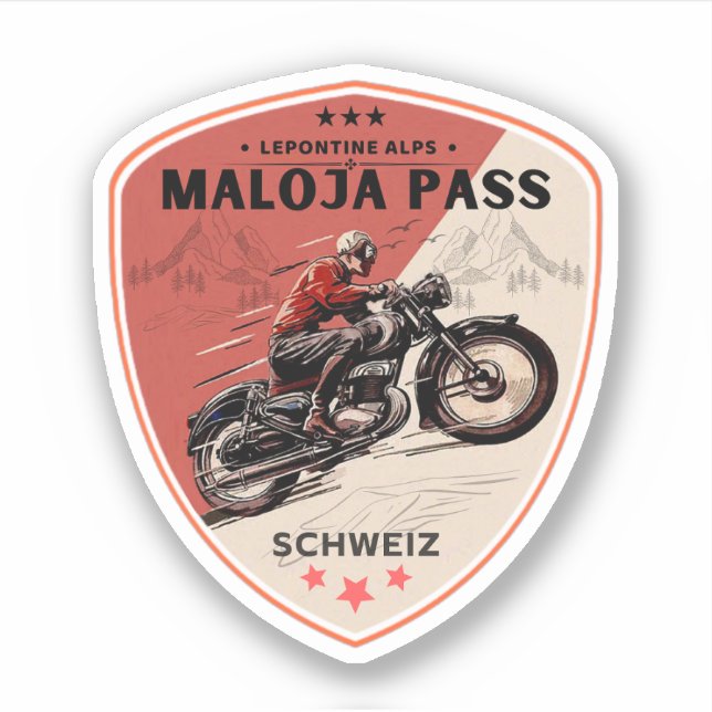 Maloja Pass swiss–alps motorcycle tour (Front)