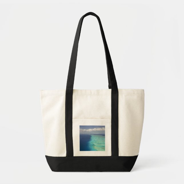 Malolo Barrier Reef off Malolo Island, Fiji Tote Bag (Front)