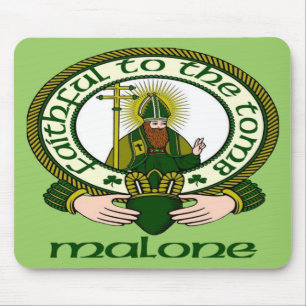 Malone Clan Motto Mouse Pad