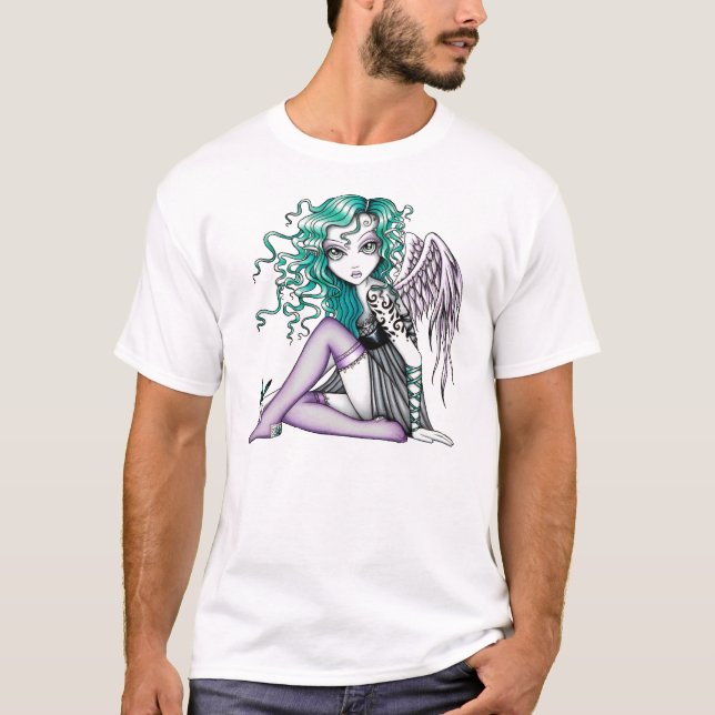 Malory Violet Tattoo Butterfly Angel Kids Top (Front)