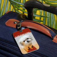 Malshi Dog Luggage Tag