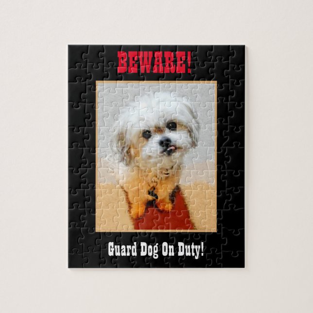 Malshi Funny Garde Chien Jigsaw Puzzle Puzzle Puzz (Vertical)