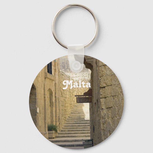 Malta Alleys Keychain (Front)