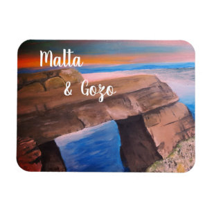 Malta and Gozo souvenir Flexible Photo Magnet