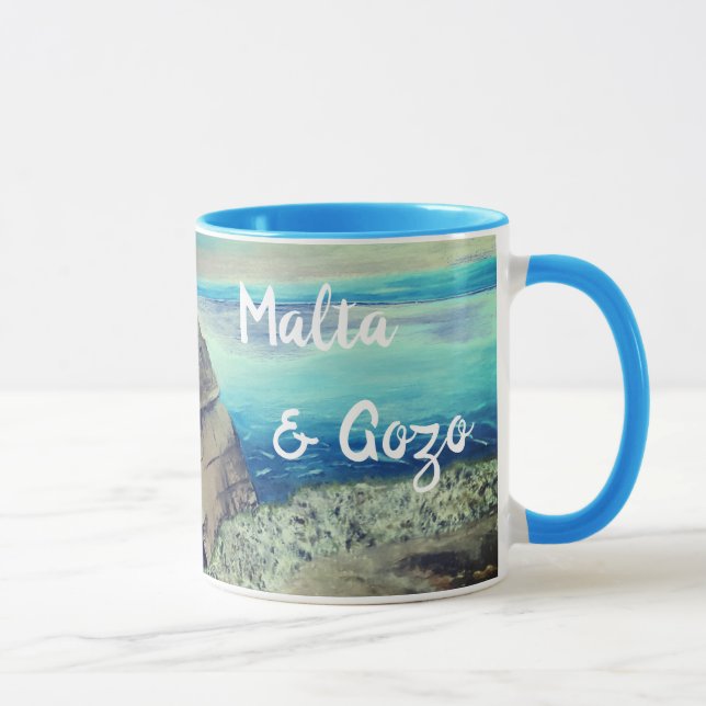 Malta and Gozo Souvenir Mug (Right)