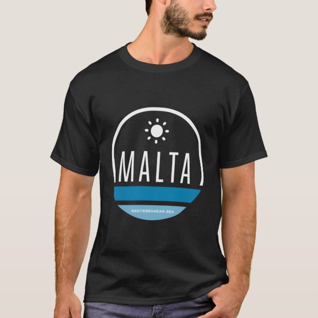 Malta Beach T-Shirt (Front)