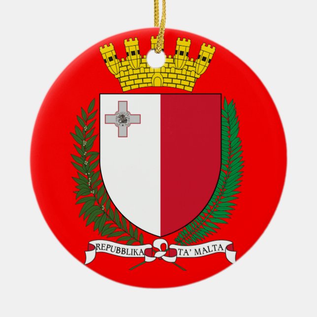 MALTA* Christmas Ornament (Front)