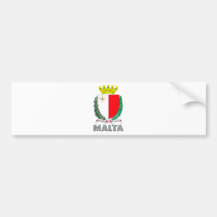 Malta Coat of Arms Bumper Sticker
