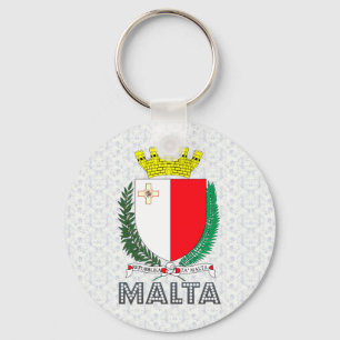 Malta Coat of Arms Keychain