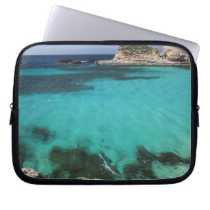 Malta, Comino Island, The Blue Lagoon Laptop Sleeve
