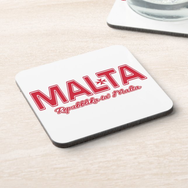 MALTA custom coasters (Left Side)
