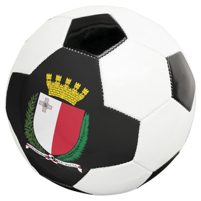malta emblem soccer ball (Three Quarter)