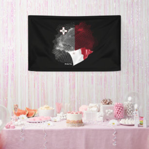 Malta flag banner