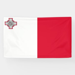 Malta flag banner