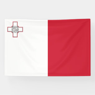 Malta Flag Banner