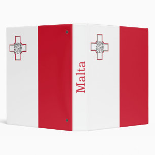 Malta Flag Binder