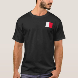 Malta Flag Cool Bandiera Malta Maltese Flags Men W T-Shirt