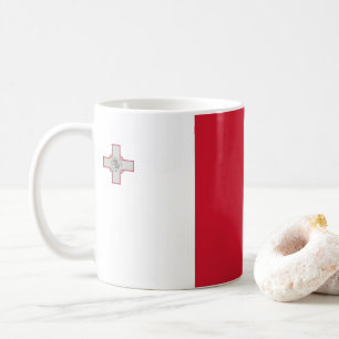 Malta Flag Customizable Coffee Mug