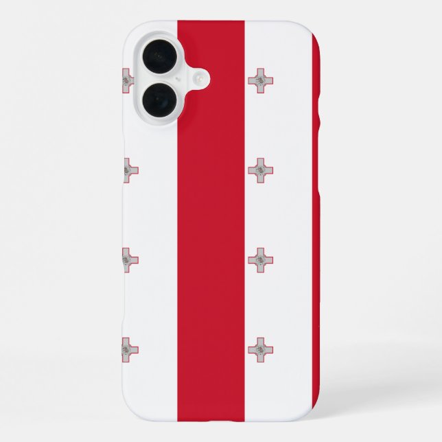 Malta Flag Customizable iPhone Case (Back)