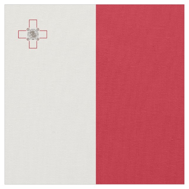 Malta flag fabric (Close Up)